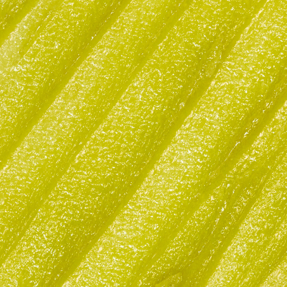 Texture du gommage pour les lèvres pomme