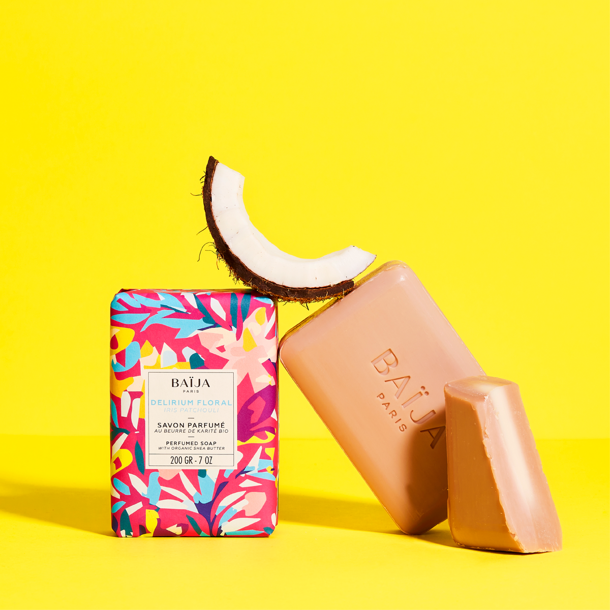 Savon solide Delirium Floral Iris Patchouli 200gr