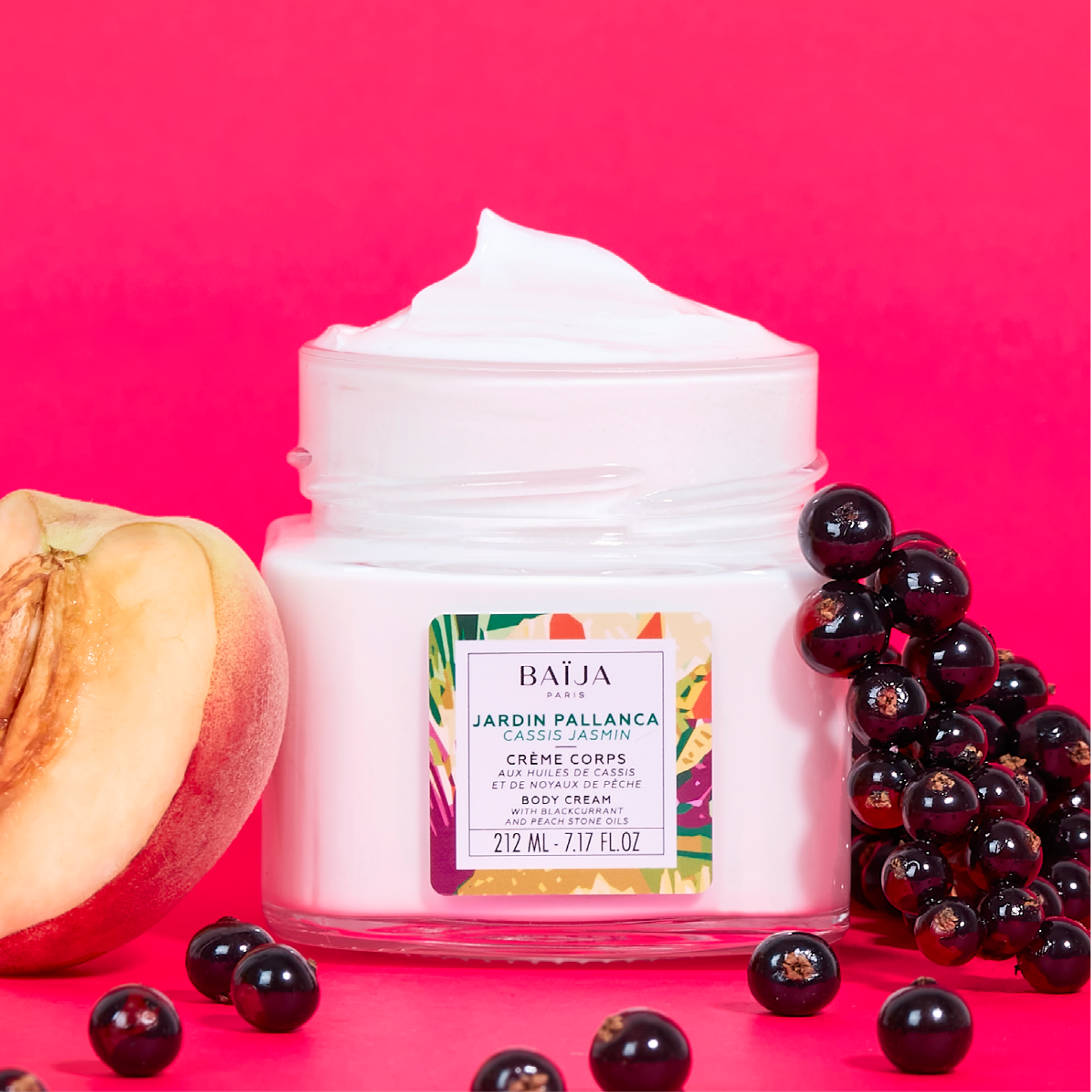 Crème corps Jardin Pallanca 212ml Cassis et Jasmin