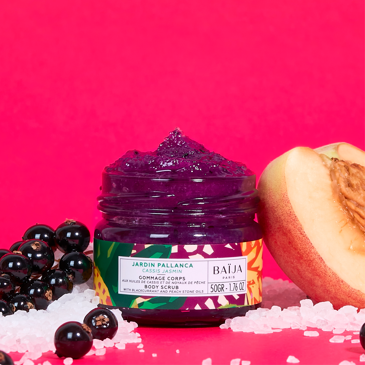 Gommage corps Jardin Pallanca 50gr Cassis et Jasmin