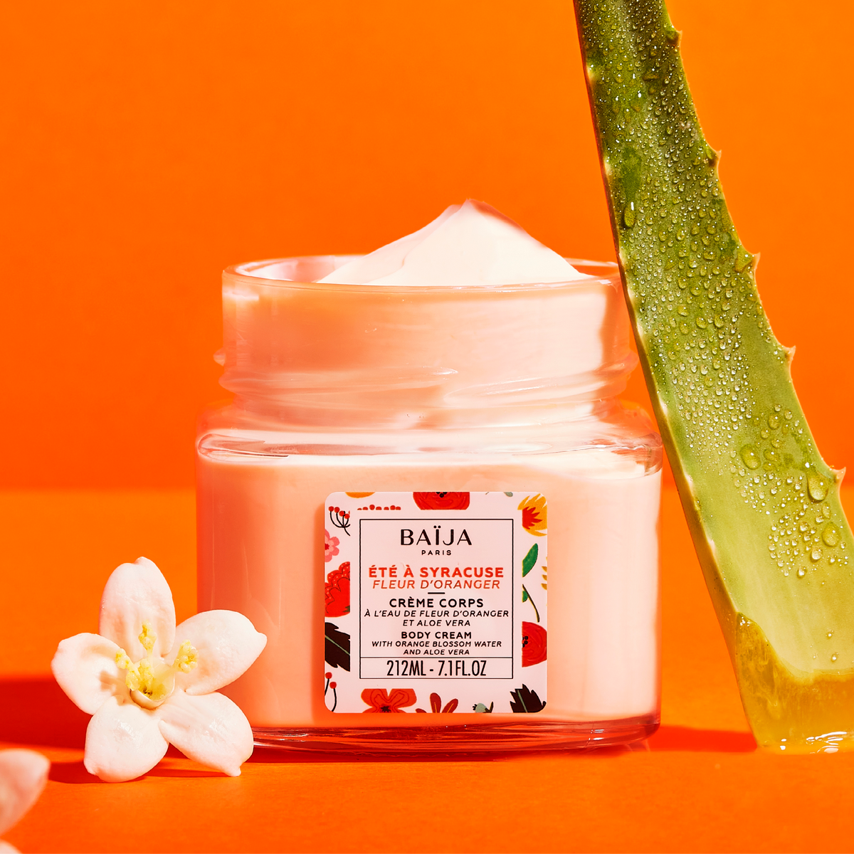 Crème corps Été à Syracuse Fleur d'Oranger 212ml