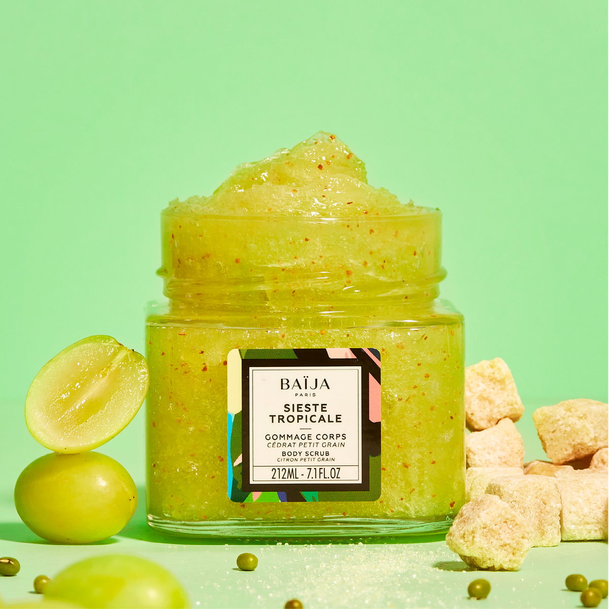 Gommage Sieste Tropicale Cédrat Petit Grain 212ml