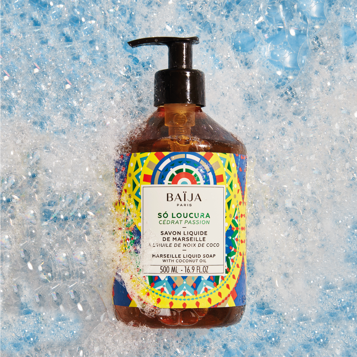 Savon liquide de Marseille Só Loucura Cédrat & Fruit de la Passion 500ml