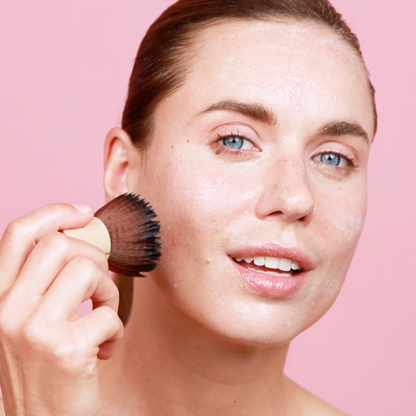 Pinceau Kabuki visage application