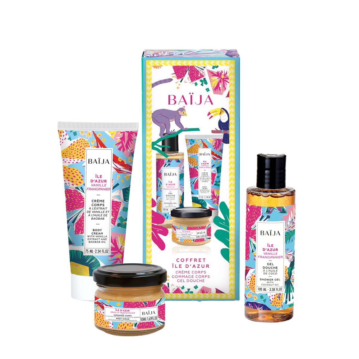 Coffret corps île d'azur