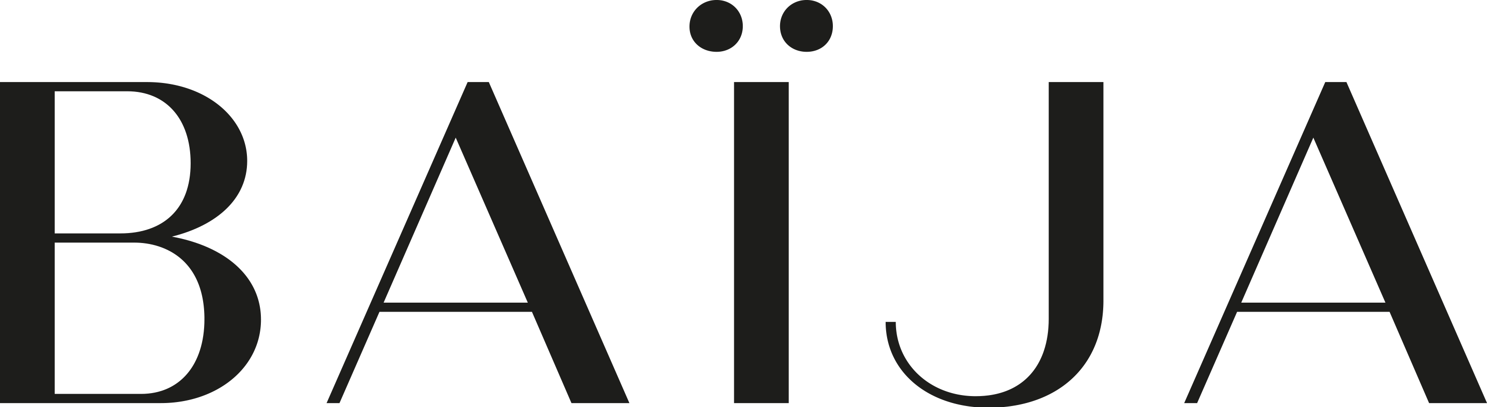 Logo baïja noir. 