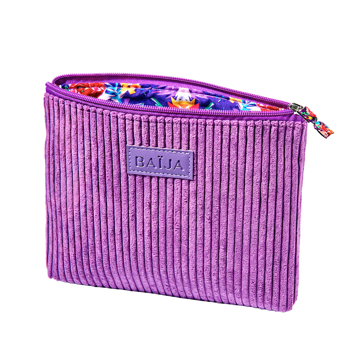 Trousse de toilette en velours minuit chéri 