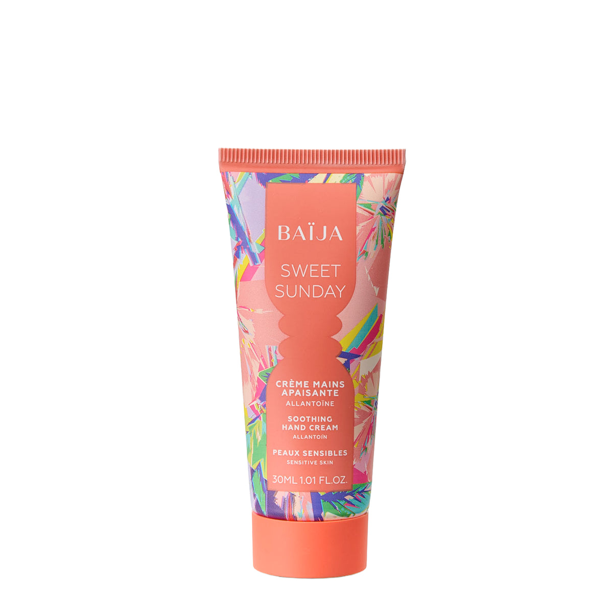 Packshot de la crème mains Sweet Sunday, soin hydratant et apaisant pour les mains sensibles
