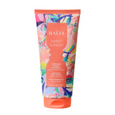 Packshot du gommage corps Sweet Sunday Baïja, soin exfoliant apaisant à l’huile d’amande douce.