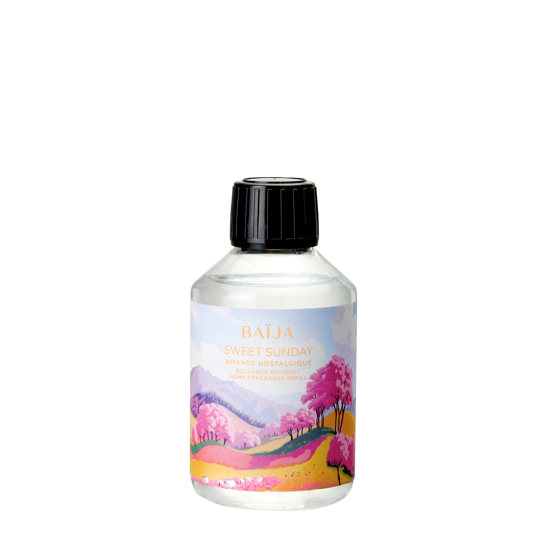 Packshot de recharge pour diffuseur de parfum Sweet Sunday Baïja, fragrance d’ambiance aux notes douces d’amande